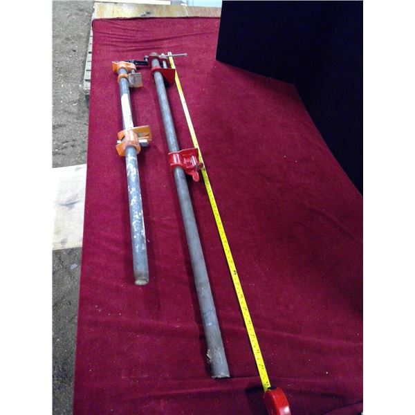 36" and 28" tube clamps