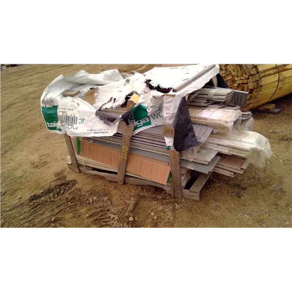 pallet of mixed siding