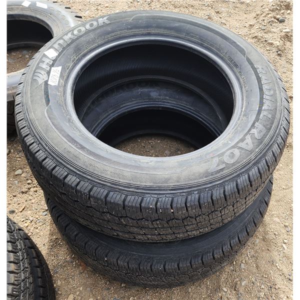 Pair of Hankook radial ra07 tires - p265/60r18
