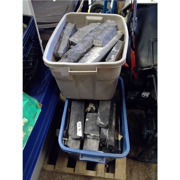 3 Large bins decorative Fascia stone