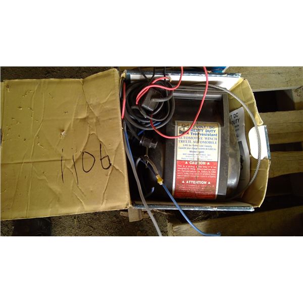 12 V heavy duty winch