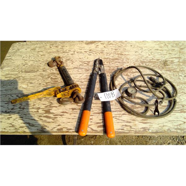 tensioner, guage/hose, pruner