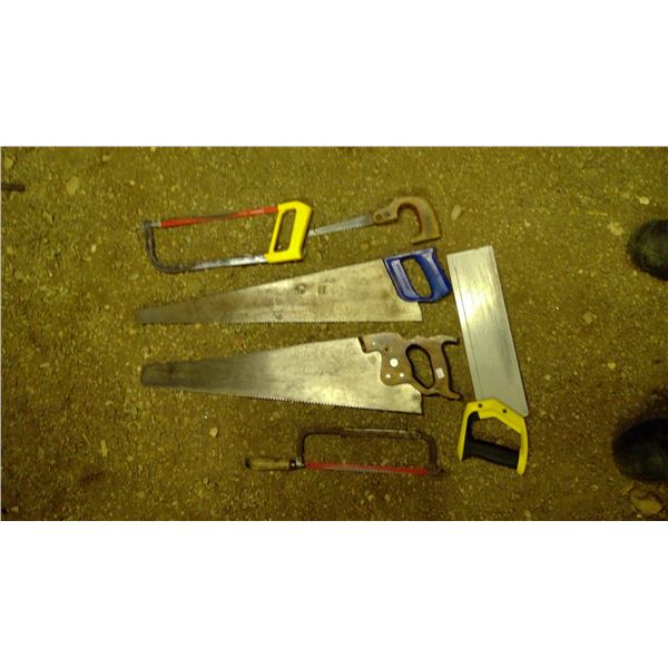 6 hand saws