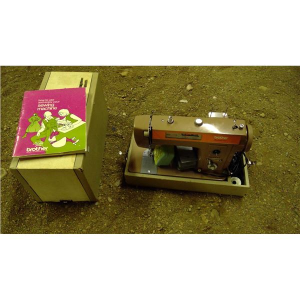 Brother sewing machine  works c/w vintage paper and patterns