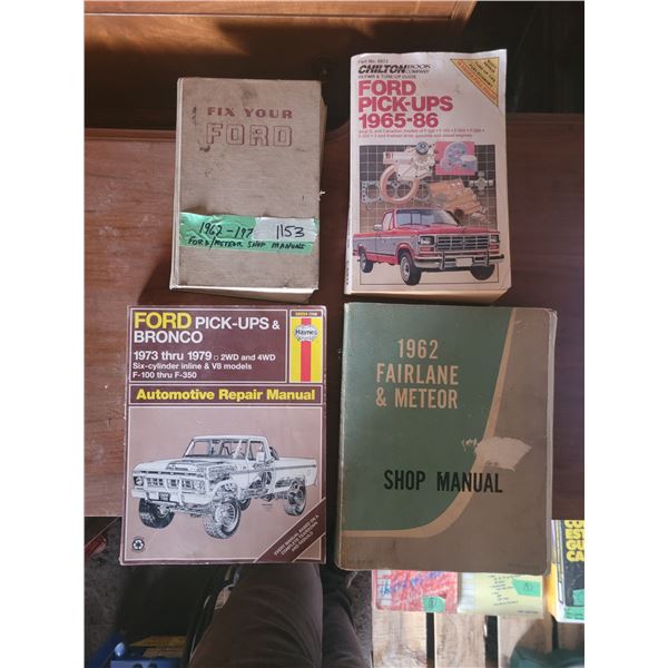 Ford/Meteor shop manuals (4)