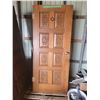 Image 1 : 34x80 antique solid wood scribe door
