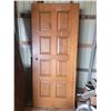 Image 2 : 34x80 antique solid wood scribe door