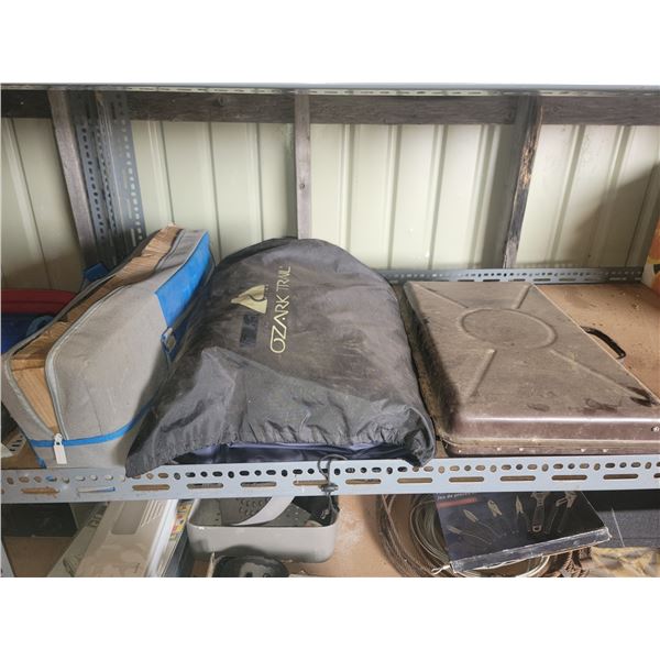 ladder toss game, like new inflatable intex air mattress, bbq grill