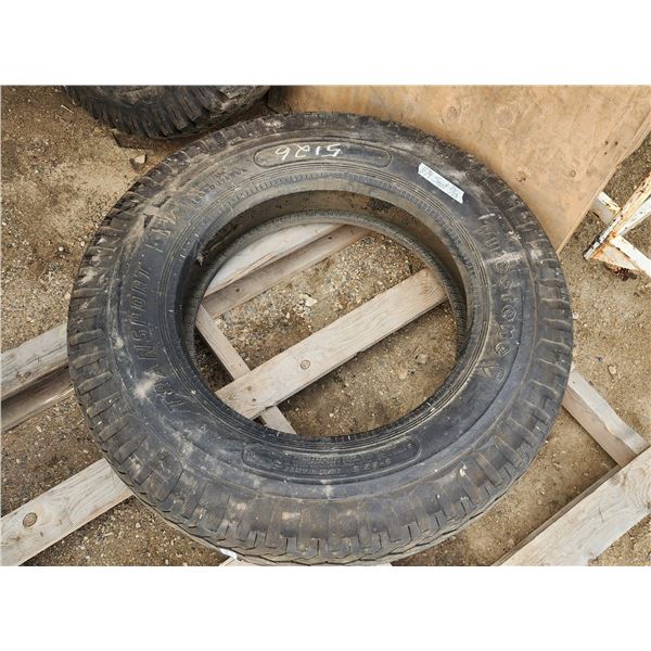 Single Firestone power drive tire - 10-22.5