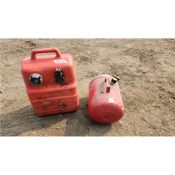 Boat gas/fuel tank & Compressed air tank - no hoses