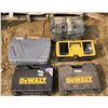 Image 1 : 5 assorted tool cases - 1 battery case, Dewalt tool cases, Mastercraft case, etc.