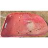 Image 4 : Large red wheel barrow - little rust, wooden handles
