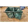 Image 4 : Garage garbage/recycling/storage bags, in framed rack