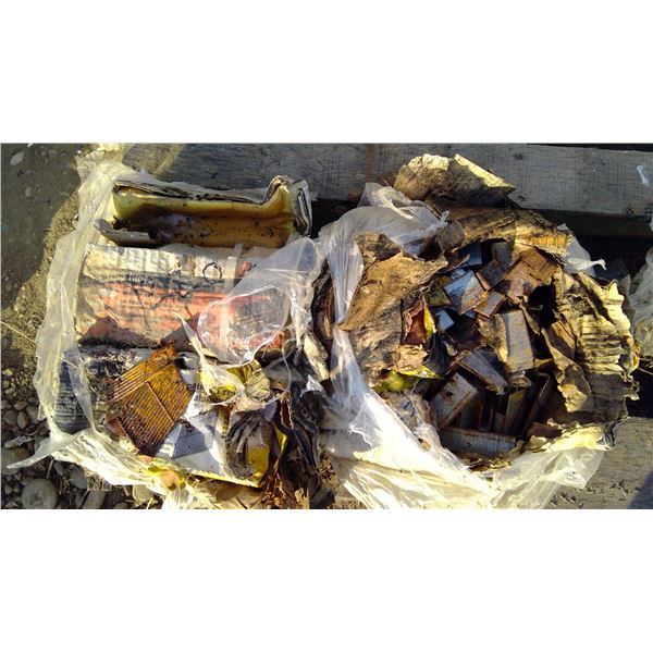 Boxes of nail strips and staples