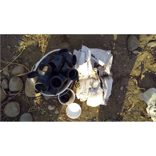 Plumbing connections and shower head