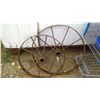 Image 1 : 2 steel wheels 26 and 30"