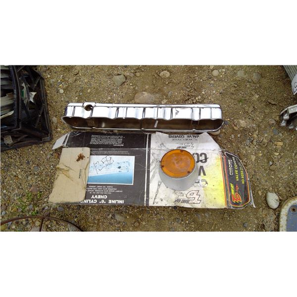 Inline "6" cylinder Chev valve cover and light