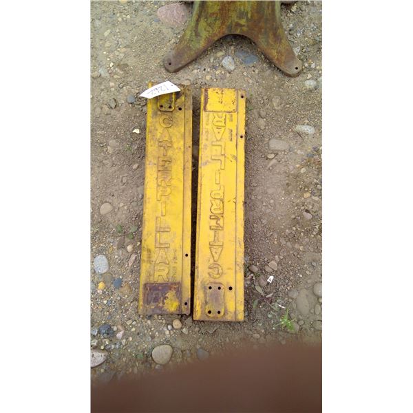 2 Cast Cat D6 plates ( 5.5 X 27.5")