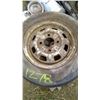 Image 2 : 4 tires and 4 bolt rims P155/80 R13