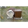 Image 3 : water hoses, chair, humidifier, vaccuum and misc on pallet