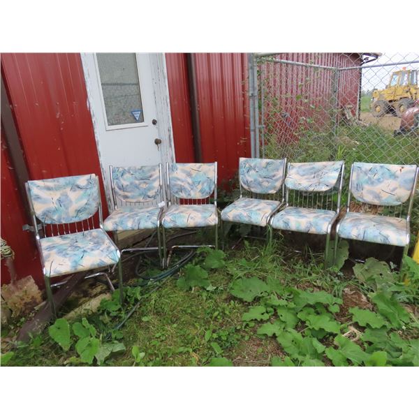 6 chairs 17.5 X 18.5"