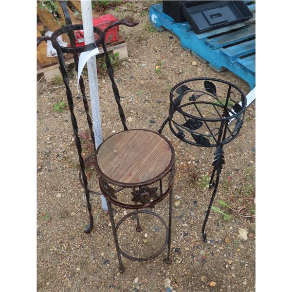 3 plant stands