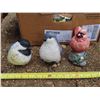 Image 5 : Lot of bird lawn ornaments