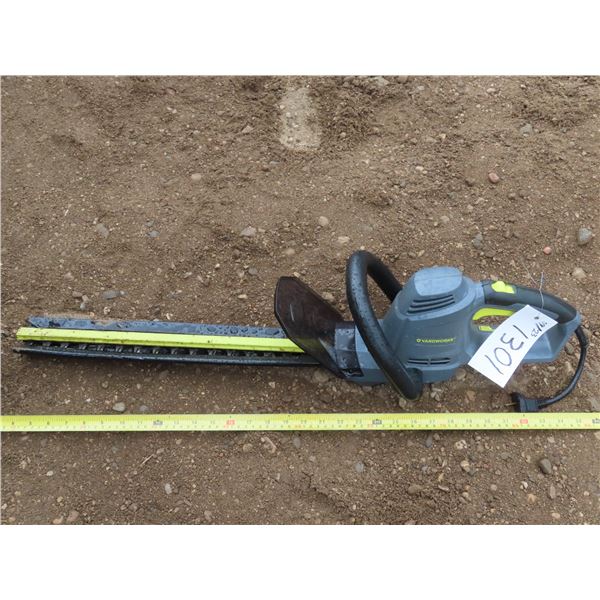 Yardworks electric hedge trimmer