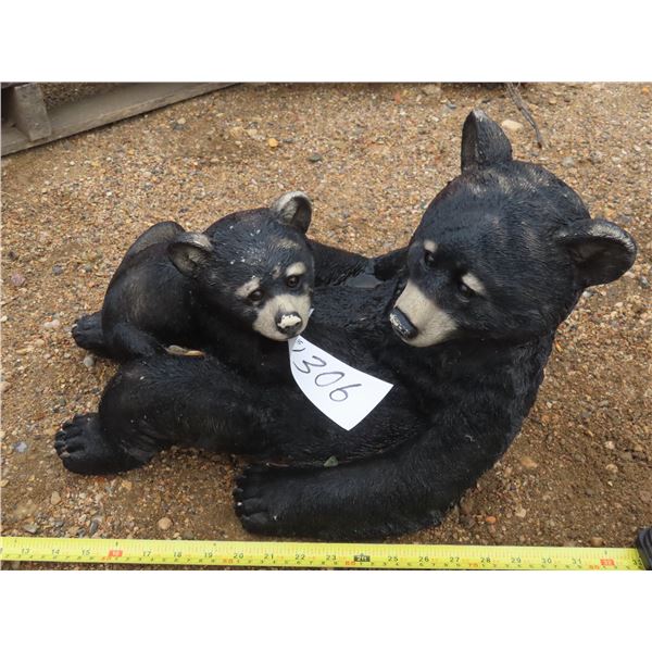 Sow /cub bear ornament