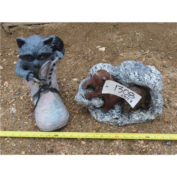 Racoon/Bear ornaments