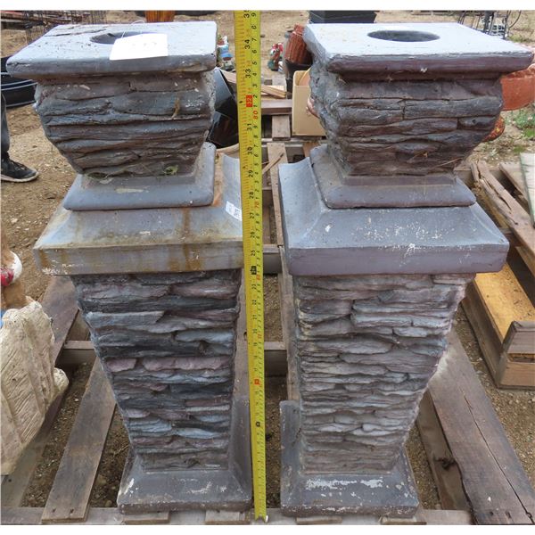 2 yard  pedestals