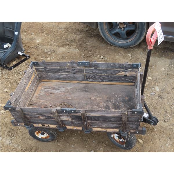 37"x 21"x 20" Wooden Wagon