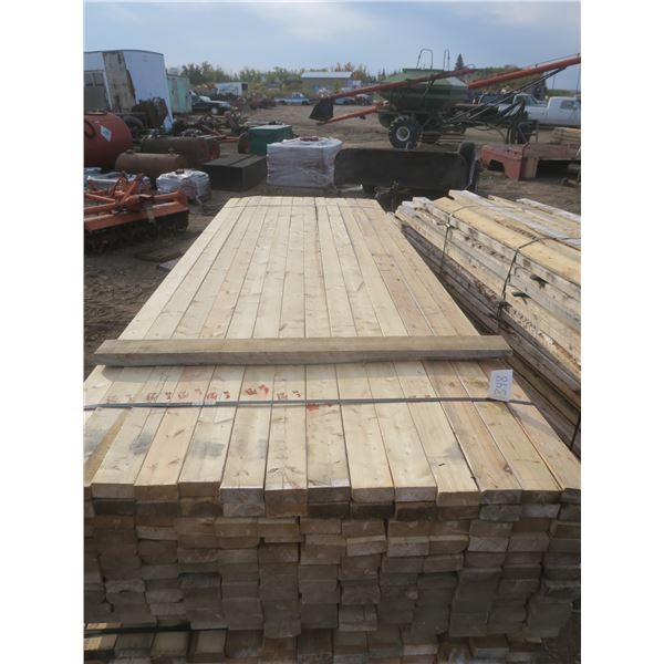 #3 grade Stamped Spruce pine 2x4x12' 154 pieces dressed lumber