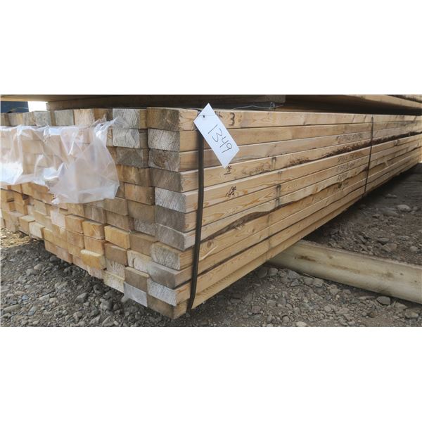 grade #3 stamped spruce pine fir dry 2x4x12' 154 pieces lumber