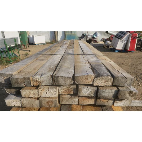 Rough aspen 3x6x16' 21 pieces lumber