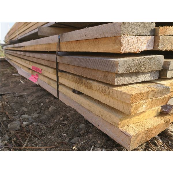 1x6x16' 16 pieces 1x8x14' 33 1x8x16' 3 pieces 52 total lumber