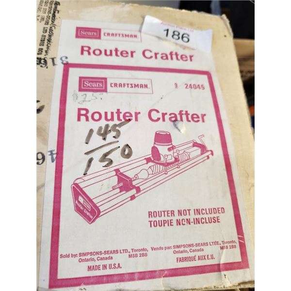 Sears Craftsman router crafter