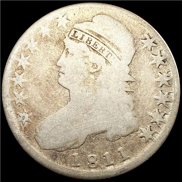 1811 Capped Bust Half Dollar NICELY CIRCULATED