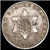 Image 1 : 1853 Silver Three Cent LIGHTLY CIRCULATED