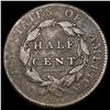 Image 2 : 1811 Classic Head Half Cent NICELY CIRCULATED