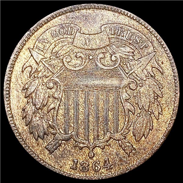 1864 Two Cent Piece HIGH GRADE