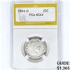 Image 1 : 1894-O Barber Quarter PGA MS64