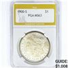 Image 1 : 1900-S Morgan Silver Dollar PGA MS63