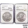 Image 1 : 1987 Set (2) NGC MS69