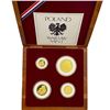 Image 1 : 1988 Poland 1.85ozt AGW Gold Proof Set (4 Coins)