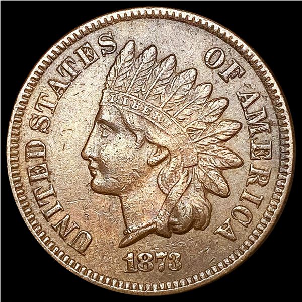 1873 Indian Head Cent CLOSELY UNCIRCULATED