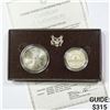 Image 1 : 1989 US Congressional Silver Set (2 Coins) UNC