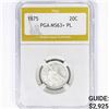 Image 1 : 1875 Twenty Cent Piece PGA MS63+ PL