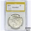 Image 1 : 1935 Silver Peace Dollar PGA MS63