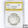 Image 1 : 1823 Capped Bust Half Dollar PGA AU50 Patched 3